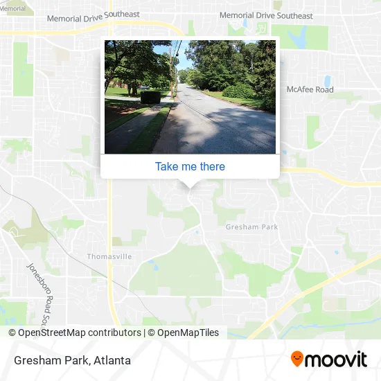 Gresham Park map