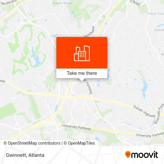 Gwinnett map