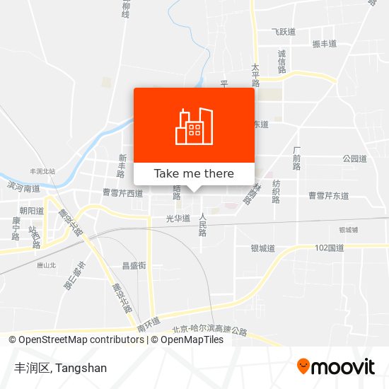 丰润区 map