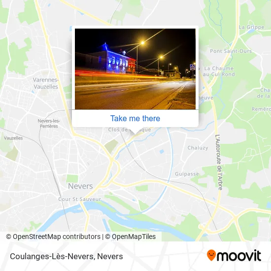 Coulanges-Lès-Nevers map
