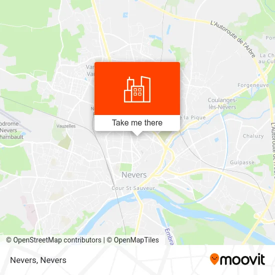 Nevers map