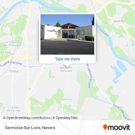 Sermoise-Sur-Loire map