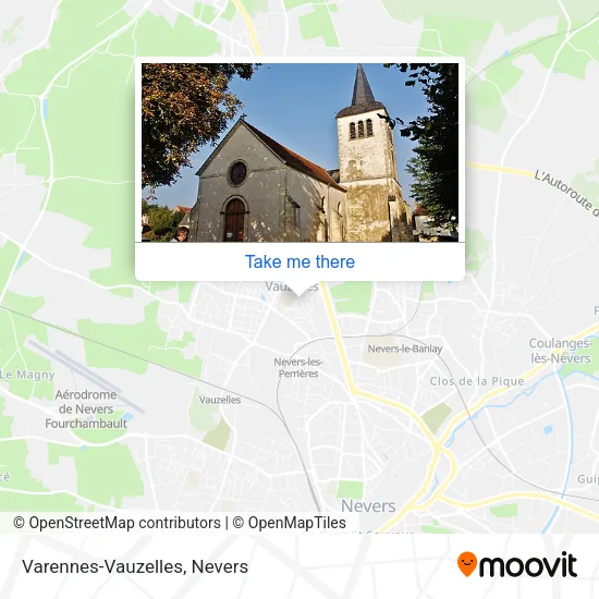 Varennes-Vauzelles map