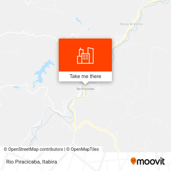 Rio Piracicaba map