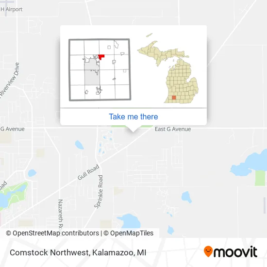 Comstock Northwest map