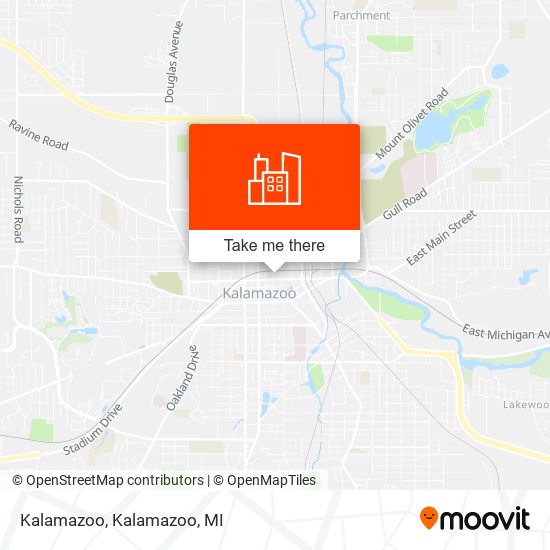 Mapa de Kalamazoo