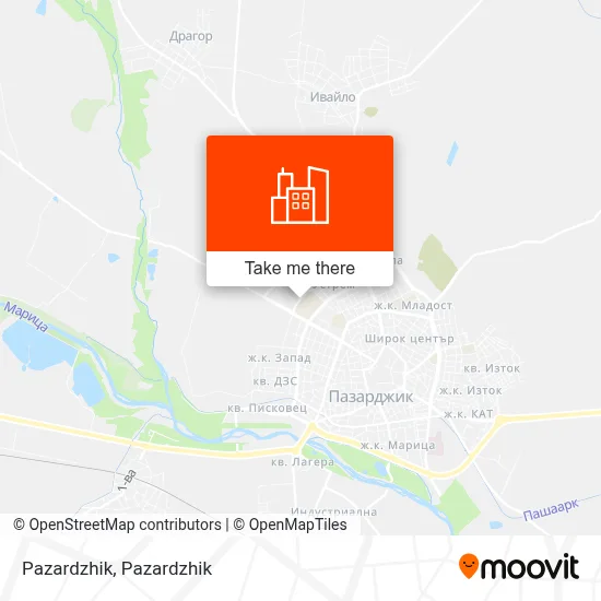 Pazardzhik map