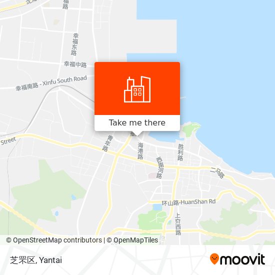 芝罘区 map