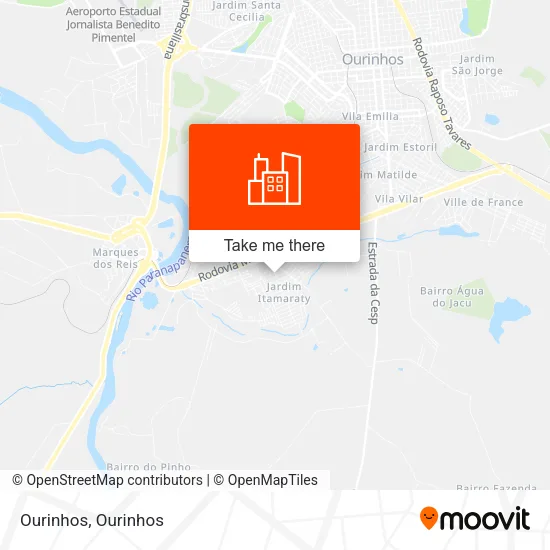 Ourinhos map