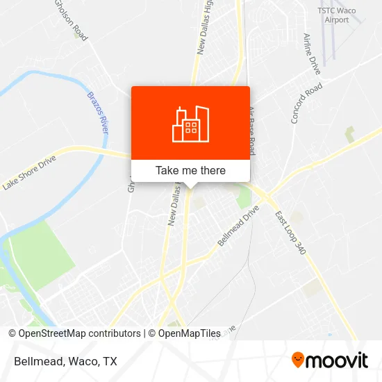 Bellmead map
