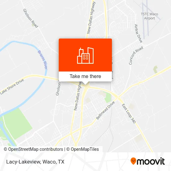 Lacy-Lakeview map