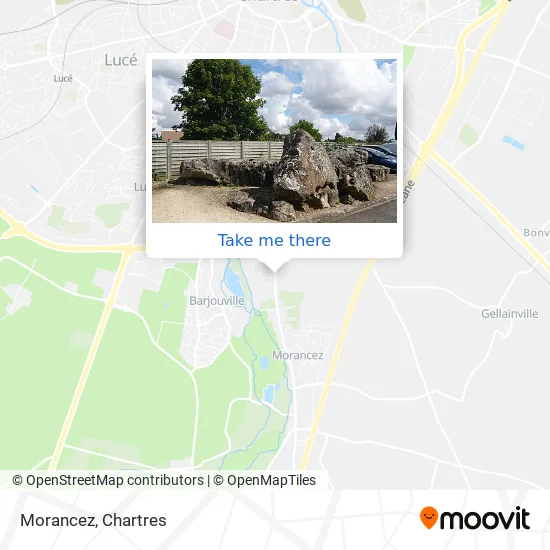 Morancez map