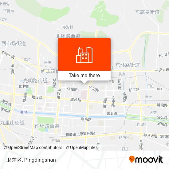 卫东区 map