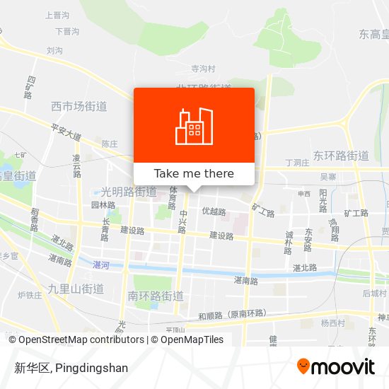 新华区 map