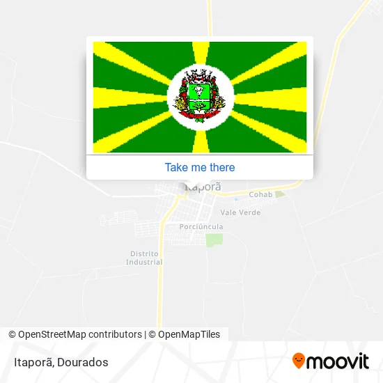 Itaporã map
