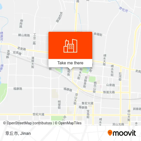 章丘市 map