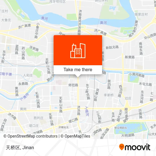 天桥区 map
