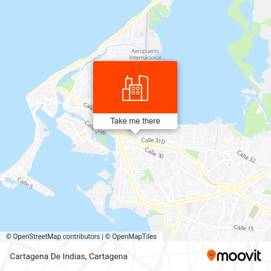 Mapa de Cartagena De Indias