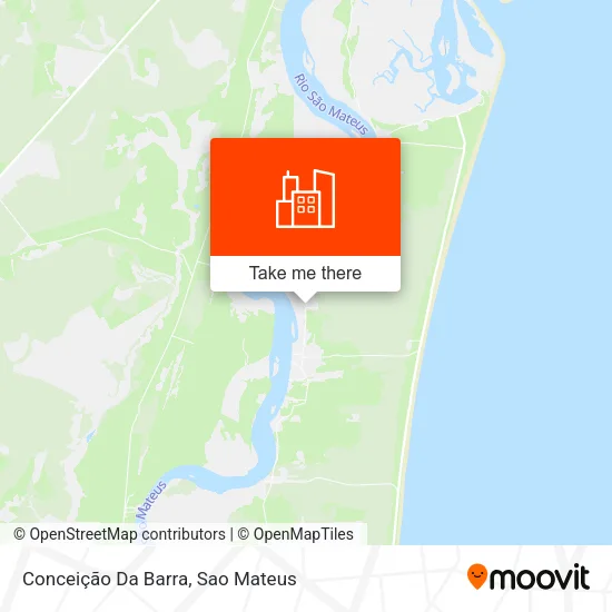 Conceição Da Barra map