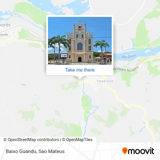 Baixo Guandu map