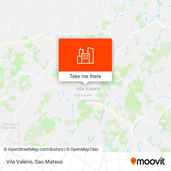 Vila Valério map