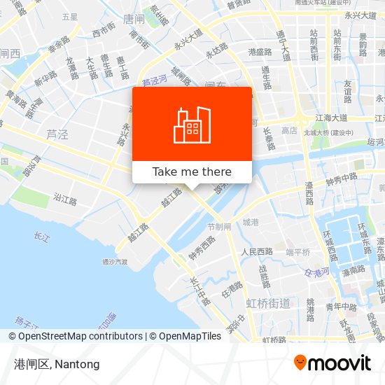 港闸区 map