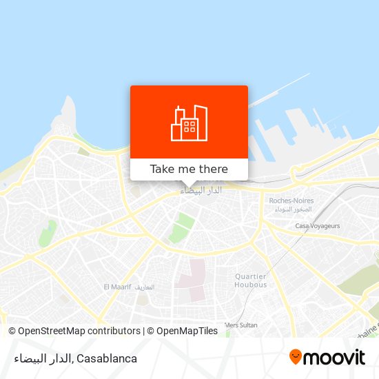 الدار البيضاء map