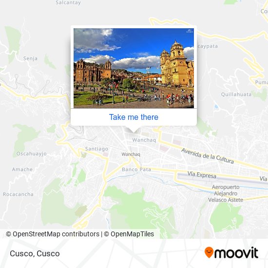 Cusco map