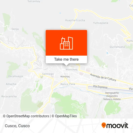 Cusco map