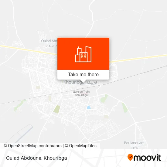 Oulad Abdoune map