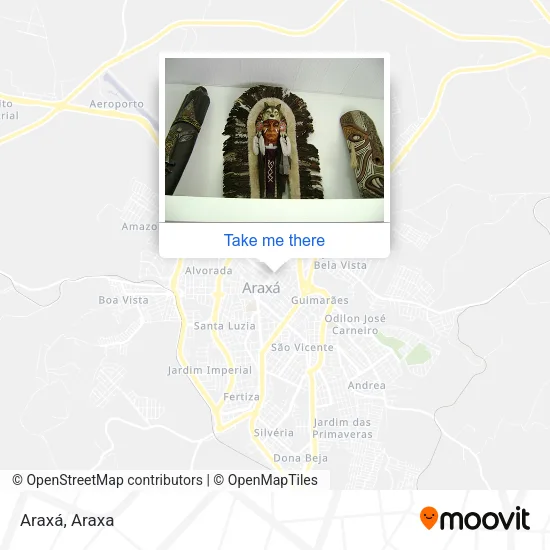 Araxá map