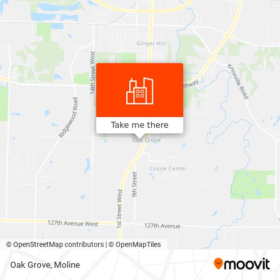 Oak Grove map