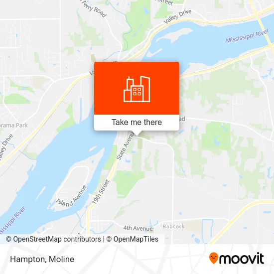 Hampton map