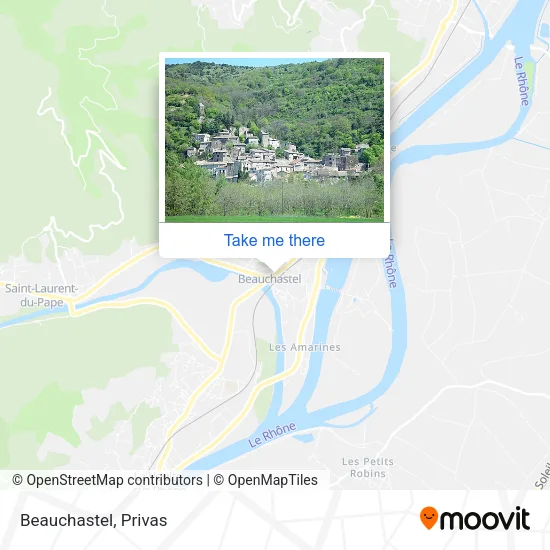 Beauchastel map