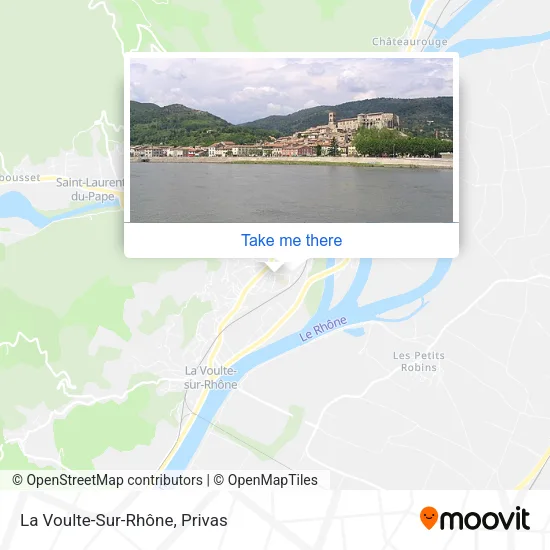 La Voulte-Sur-Rhône map