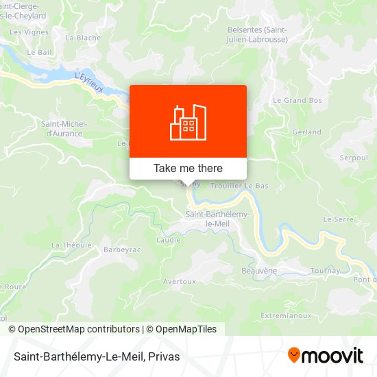 Saint-Barthélemy-Le-Meil map