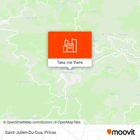 Saint-Julien-Du-Gua map