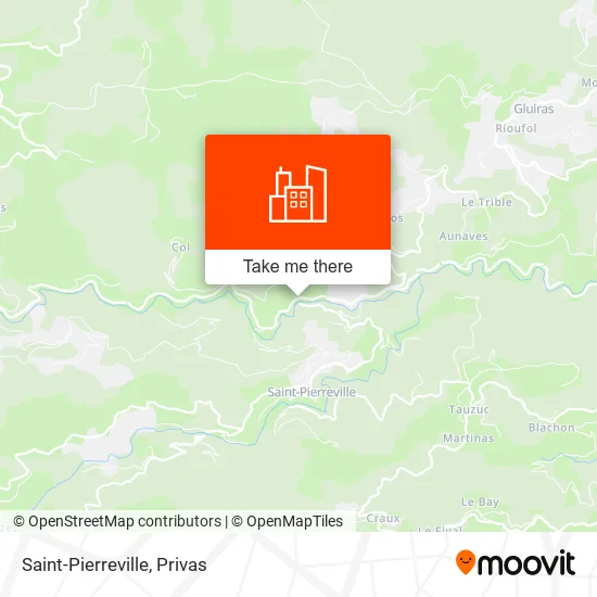 Saint-Pierreville map