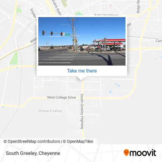 South Greeley map