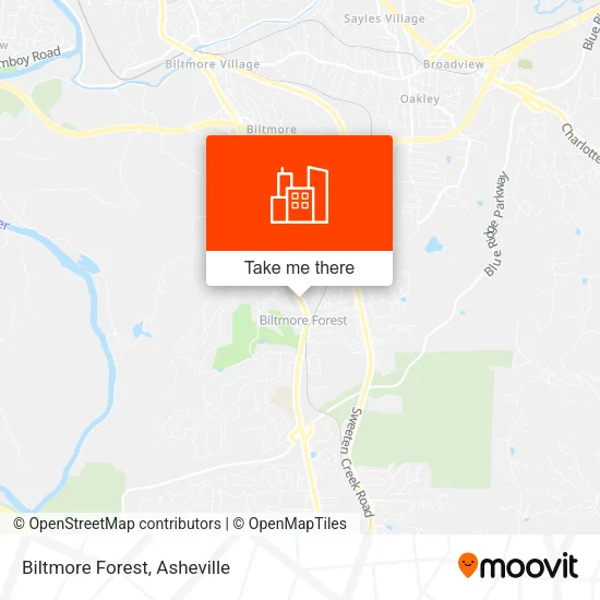 Biltmore Forest map