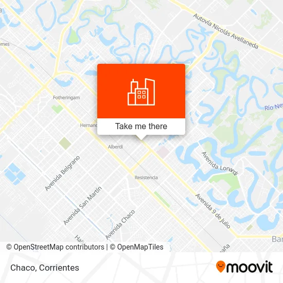 Chaco map