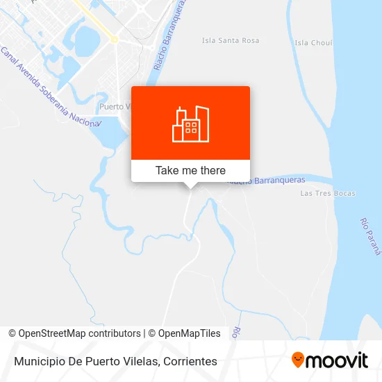 Municipio De Puerto Vilelas map