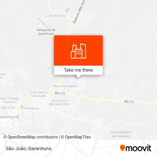 São João map