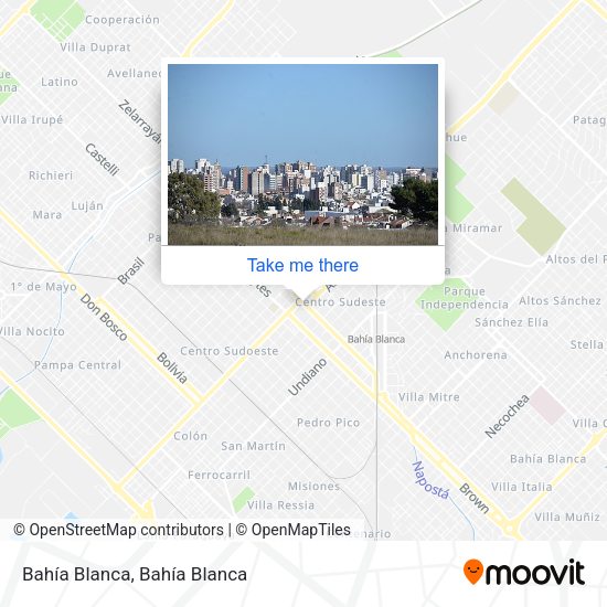 Mapa de Bahía Blanca