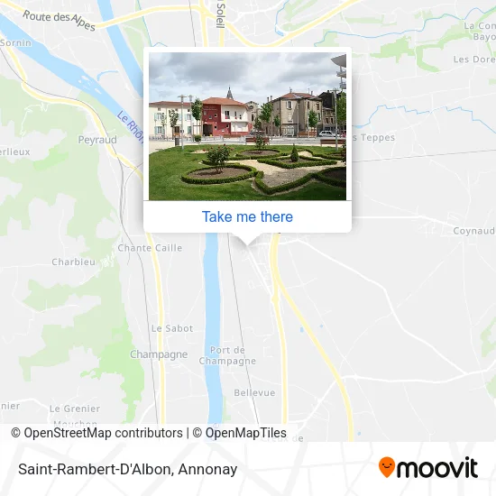 Saint-Rambert-D'Albon map