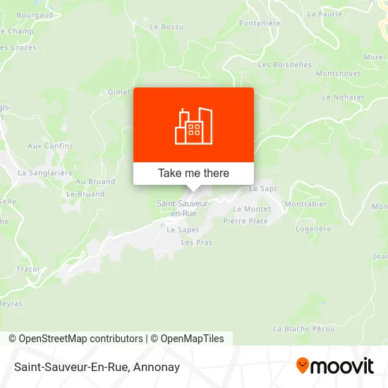 Saint-Sauveur-En-Rue map