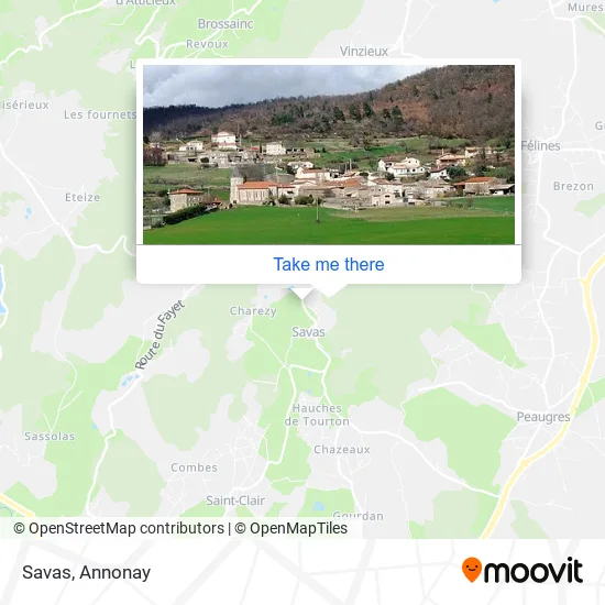 Savas map