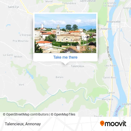 Talencieux map