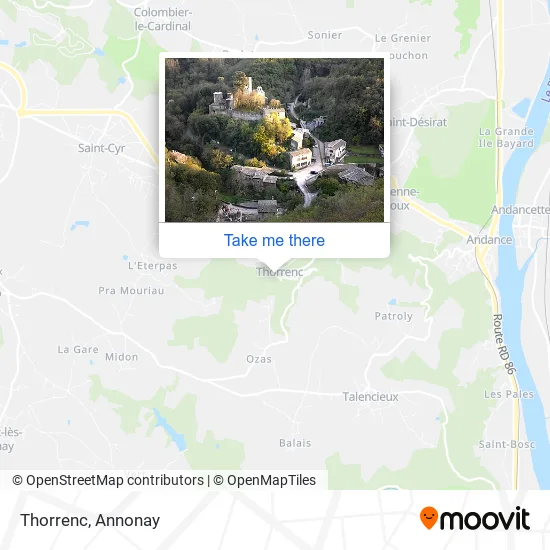 Thorrenc map