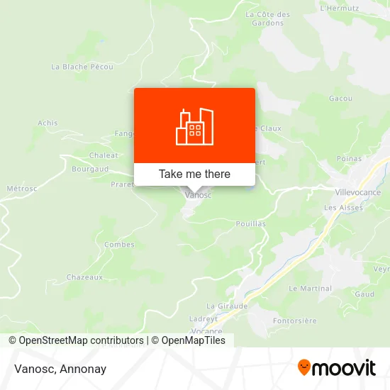 Vanosc map